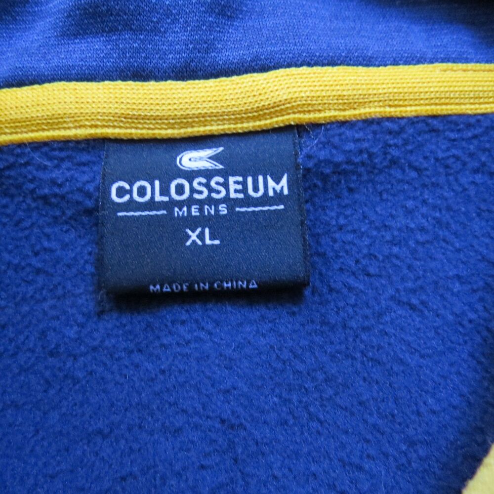 Colosseum Men's West Virginia Mountaineers Cameron 1/4 Zip Windshirt  XL EUC - Picture 9 of 10